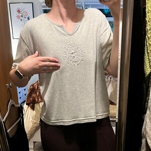 Vintage embroidered T-shirt